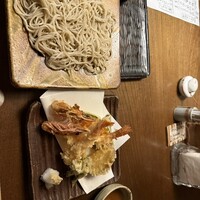 九つ井 玉川店 - 天ざる蕎麦　車海老