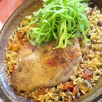 びすとろ Den Den - 鴨と九条ねぎのパエリア