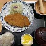 かつ楽 上野店 - ロースカツ定食