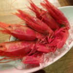 海老炉端 orb - コース二品目　海老のお刺身