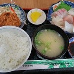 Sakai Shokudou - 木・金限定の「刺身定食」をいただきました。