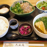 大正庵 - 夙川豆腐定食