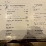 Paul Bassett - メニュー2025/05