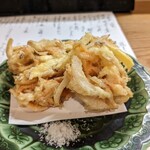 割烹 市川 - 野菜と桜エビのかき揚げ