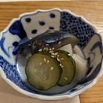 割烹 市川 - 漬物