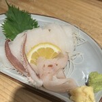 SAKE BAR サカナノトモ - ヤリイカ肝醤油