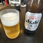 讃岐屋 雅次郎 - 瓶ビール(中)  アサヒスーパードライ