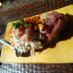 Hamayaki Kaisen Izakaya Daishousuisan - ぶっかけ寿司こぼれ盛り