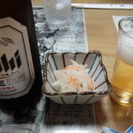 ビールとお通し