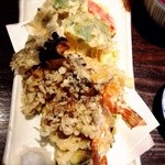 石臼挽蕎麦 三国家 - 天ぷら盛り合わせ☆