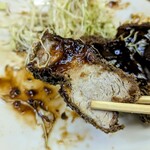 清楽 - さすがの厚切り。肉は柔らかい。