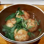 あべの たこやき やまちゃん 川口店 - 追加で注文したスープたこ焼き　ジャストサイズ！