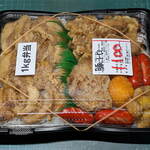 キッチン DIVE - ...「日替わり弁当/1kg弁当（1100円）」、底部にご飯敷き詰め！