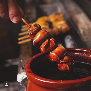 焼鳥のコースからのご案内となります。