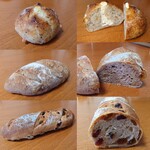 谷川パン - オレンジピールとクリームチーズ、いちじくとくるみ、ドライフルーツ