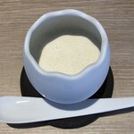 あふぃぬーる - お通し（コーンと筍のムース）