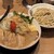 豚山 - 料理写真:小豚つけ麺1,350円　辛ニラ100円　今日のあれ（豆板醤）