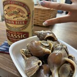 江口鮮魚店 - キリンクラシックラガーと貝♪