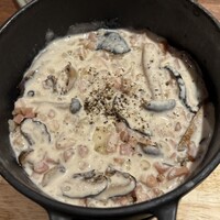 恵比寿ビストロ 猫も杓子も - ポルチーニとトリュフのリゾット風
