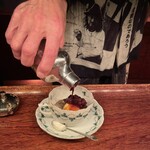 カフェ・鈴木 - エスプレッソを注いでいただきます