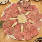 炭焼 金竜山 - 上タン塩 6人前