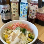 すき家 128号鴨川店 - ドレッシング3種類が嬉しい！！