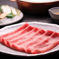 【 黒毛和牛しゃぶしゃぶ　単品　１８０ｇ 】