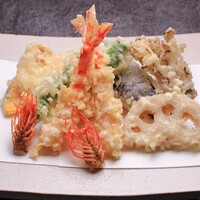 活巻海老天ぷら盛り合わせ