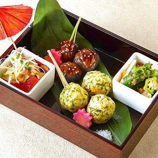 彩りも鮮やかな創作京料理