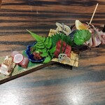 吉祥寺 三うら - 刺身盛り合わせ