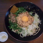 麺者 風天 - 汁なし辛肉まぜそば（スパイシーカレー）