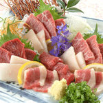 居酒屋 感 - 豪華♪馬刺し盛り合わせ