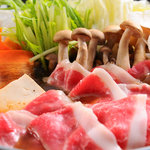 馬桜 - 馬肉のすき焼き