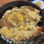 味一番 サンピア店 - カツ天丼 イケてました
