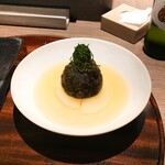 炭焼 TORI8 - 黒帝鳥ミンチジャガイモ、黒帝スープ