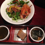 Hanarewashokukoinoshizukuchayamachi - 前菜とサラダ