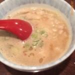麺や庄の - スープはリゾットで締め！