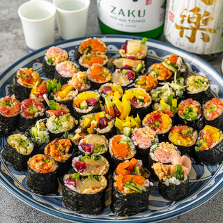 【魚徳名物】色とりどり具材や海鮮を使った『あて巻き』