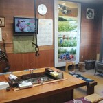 そば処 万葉 - 店内