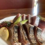 風和里 - 新鮮だからできる刺身盛り。そして、焼き目もいい感じ。