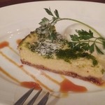 puccii - 14.08.22 水牛リコッタのマンマ風タルト ジェラート添え(600円)