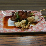ちどり - 焼鳥（肝・心臓・ねぎま）