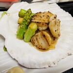 味季創作 櫂 - ホタテとアスパラのバター焼き