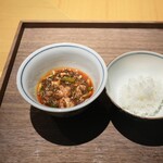 眞善美 - 四川麻婆豆腐、ご飯