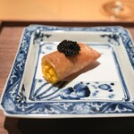 眞善美 - 宮崎ゴールドラッシュの春巻き、キャビア