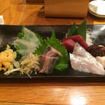 こけら - 刺身6点盛り1400円 2人前