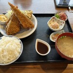 木更津KiSARA - アジフライ定食