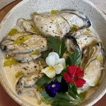 cohak - 汐の香りと牡蠣の春スパゲティ✧︎*。大きな牡蠣がゴロゴロ入ってますよ〜♬.*ﾟ