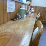 麺屋 一里 - カウンター席