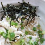 麺屋 一里 - 鶏飯アップ